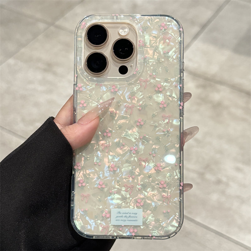 Shell pattern, flower, suitable for iPhone 17/16/15/14/13 case