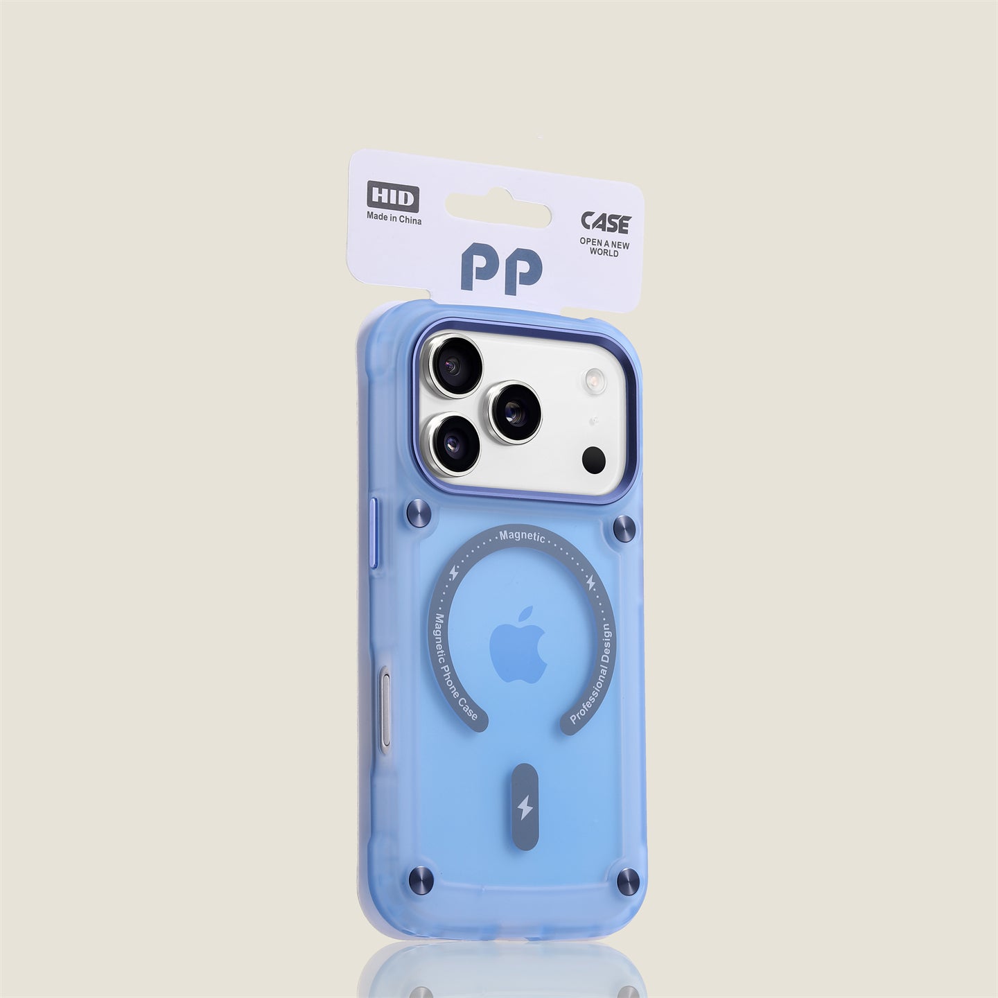 Four-corner anti-drop frosted magnetic mobile phone case for iPhone 17/16/15/14/13 Case