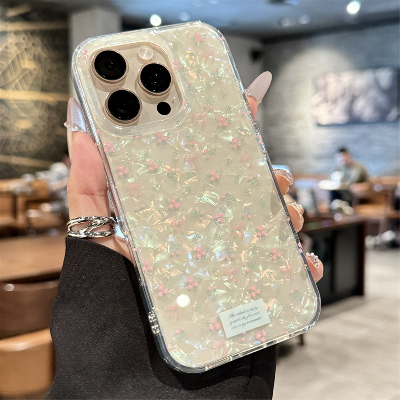 Shell pattern, flower, suitable for iPhone 17/16/15/14/13 case
