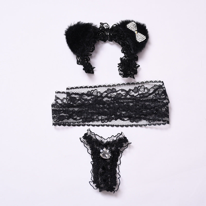 1,2 generation doll pendant clothes, lace blindfold set, vinyl doll wearing baby clothes