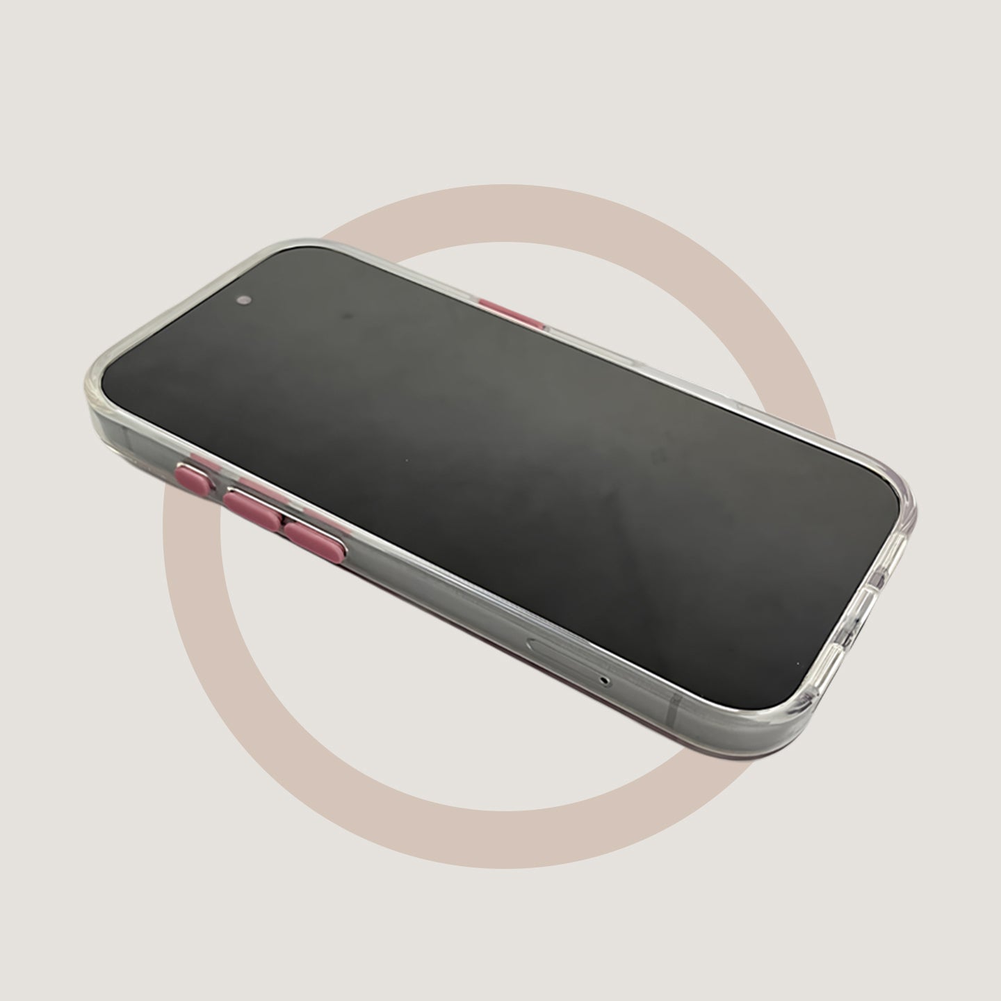 Frosted, hard shell, pink pattern, suitable for iPhone 17/16/15/14/13 cases