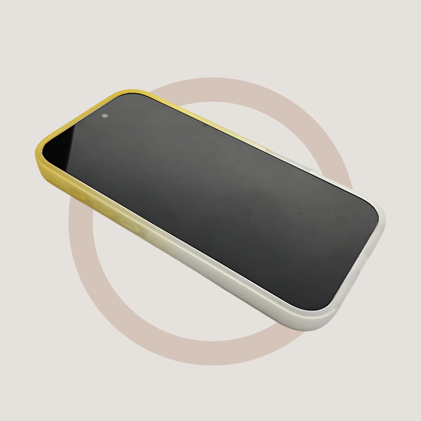 Two-in-one, gradient yellow, hard case, suitable for iPhone 17/16/15/14/13 Case