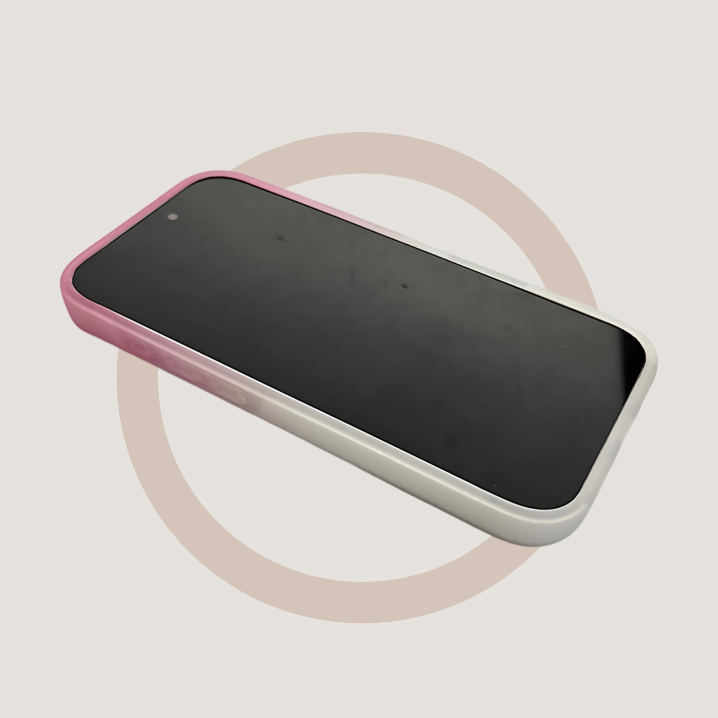 Two-in-one, gradient pink, hard case, suitable for iPhone 17/16/15/14/13 Case