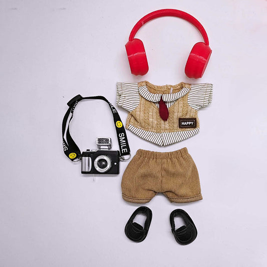 Doll for clothes 15cm17cm doll clothes earphones camera set Only Clothing, La Clothes for Doll
