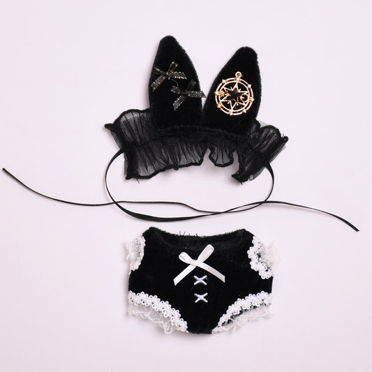 17CM blind box pendant doll clothes fashion bunny