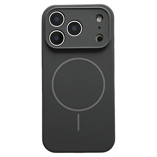 Fine-pored liquid silicone, charcoal gray, suitable for iPhone 17/16/15/14/13 cases
