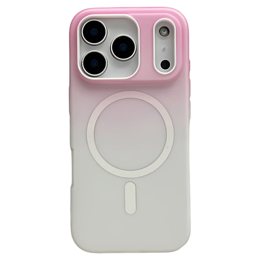 Two-in-one, gradient pink, hard case, suitable for iPhone 17/16/15/14/13 Case