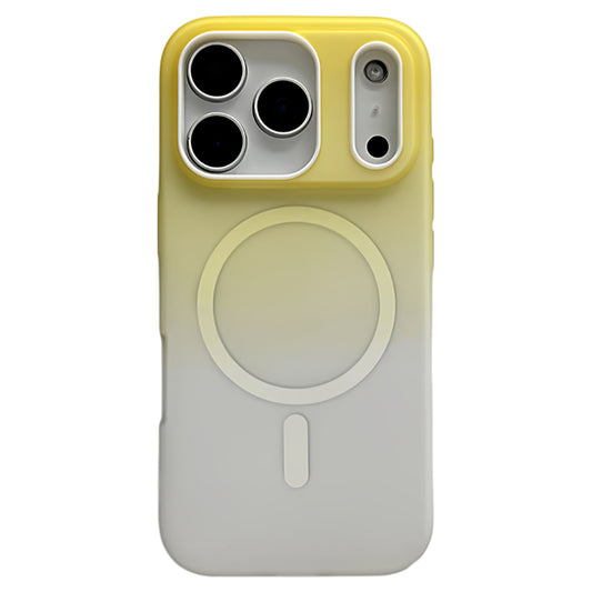 Two-in-one, gradient yellow, hard case, suitable for iPhone 17/16/15/14/13 Case