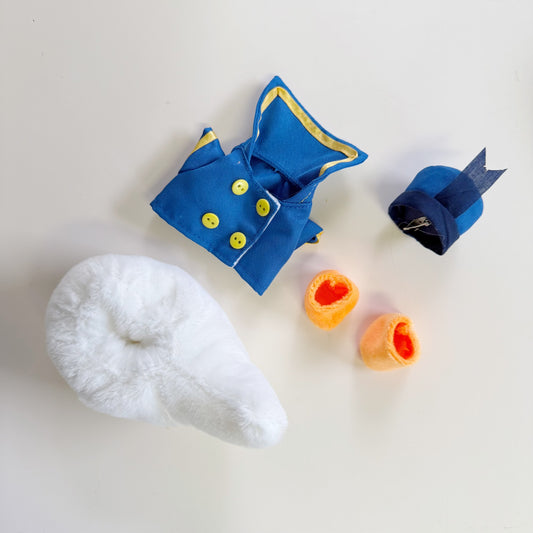 1, 2 generation doll clothes Internet celebrity navy duck, doll navy Donald duck dress up