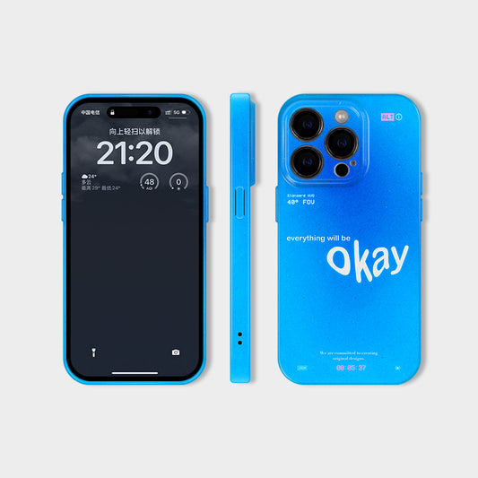 Everything will be okay,suitable for iPhone 16/17pro max,Soft case for iPhone 17/16/15/14/13