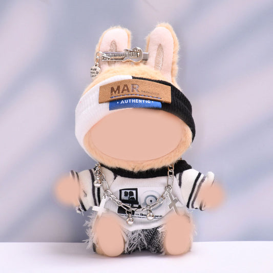 1,2 generation blind box doll pendant clothes rock guitar set, doll clothes for