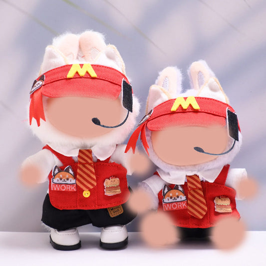 1,2 generation doll pendant, doll clothes M waiter set