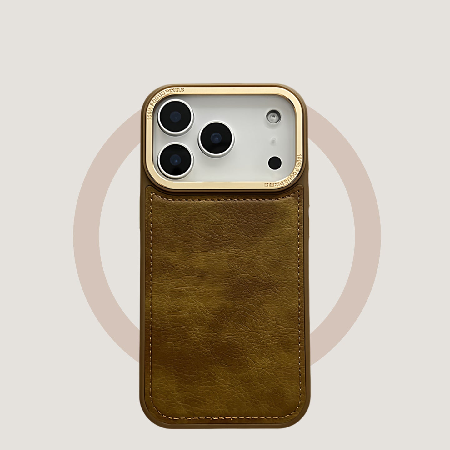 Leather case, retro dark brown, suitable for iPhone 17/16/15/14/13 Case