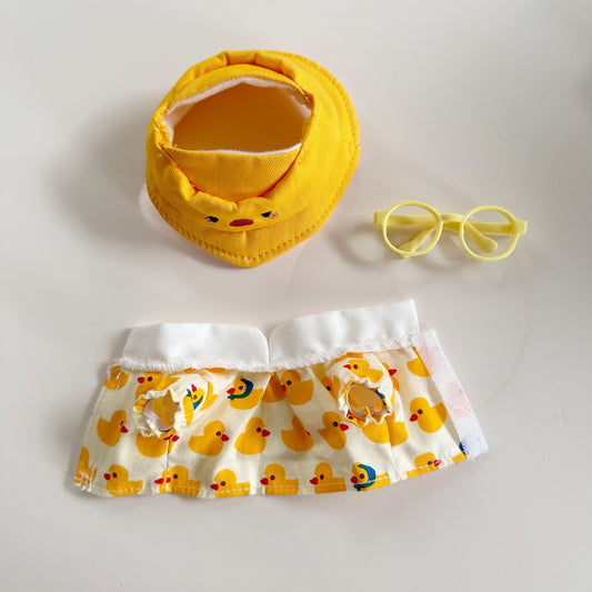2 generation doll party series doll doll clothes, yellow duck set