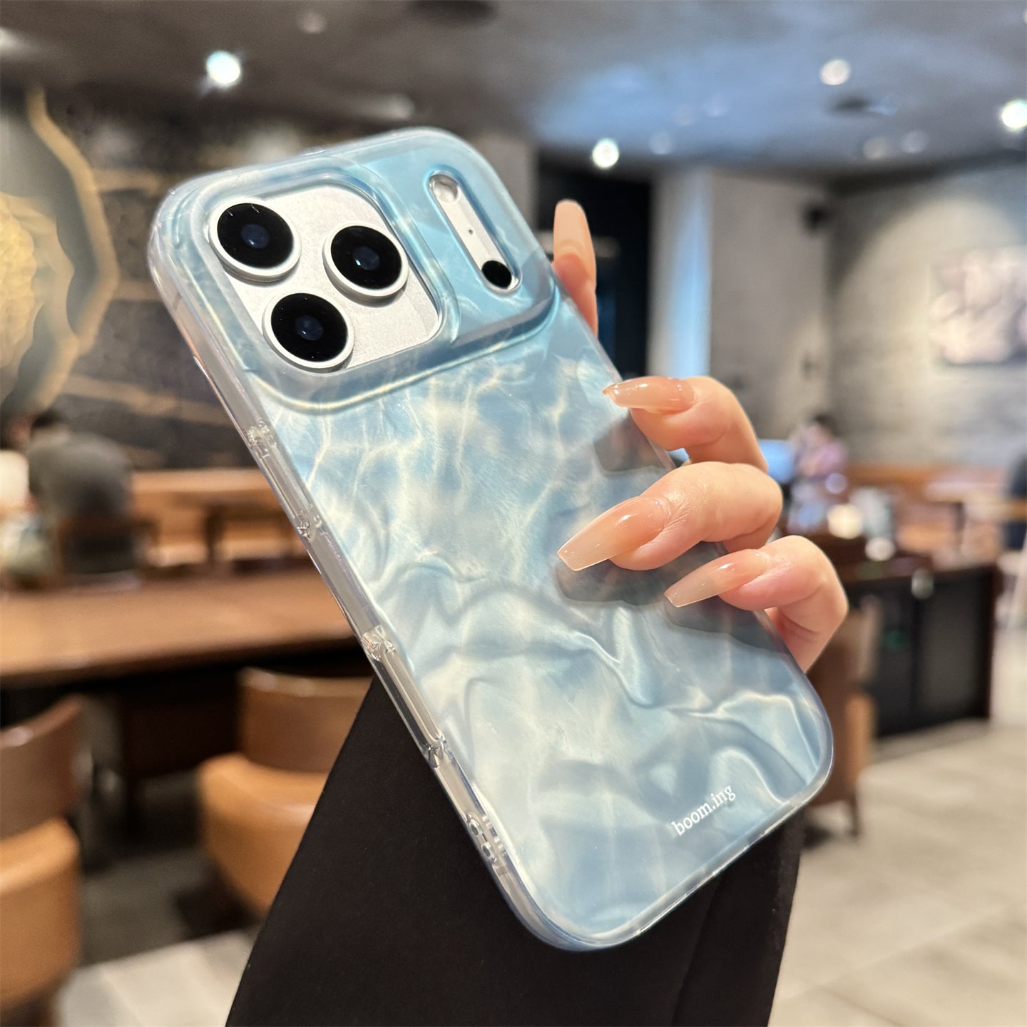 Water ripple, blue, suitable for iPhone 17/16/15/14/13 cases