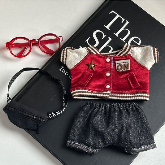 17CM doll clothes pendant baseball jersey sports style set, first, second and third generation dolls