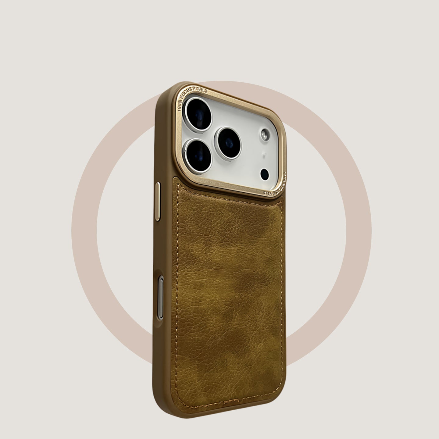 Leather case, retro dark brown, suitable for iPhone 17/16/15/14/13 Case