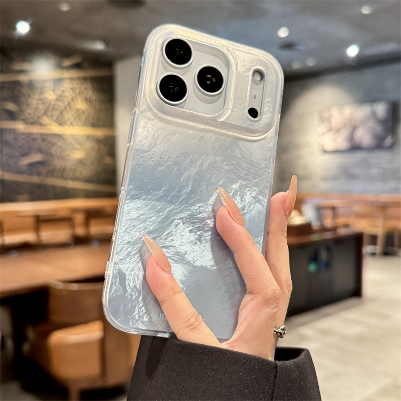 Gradient, tinfoil, wrinkle, suitable for iPhone 17/16/15/14/13 cases