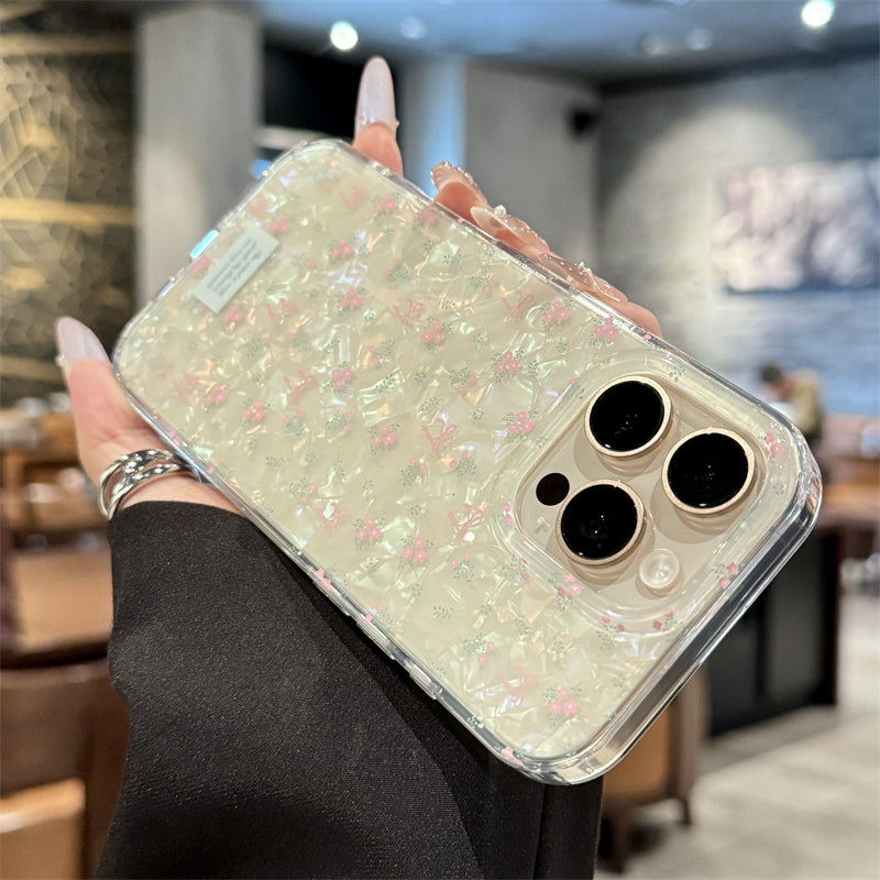 Shell pattern, flower, suitable for iPhone 17/16/15/14/13 case