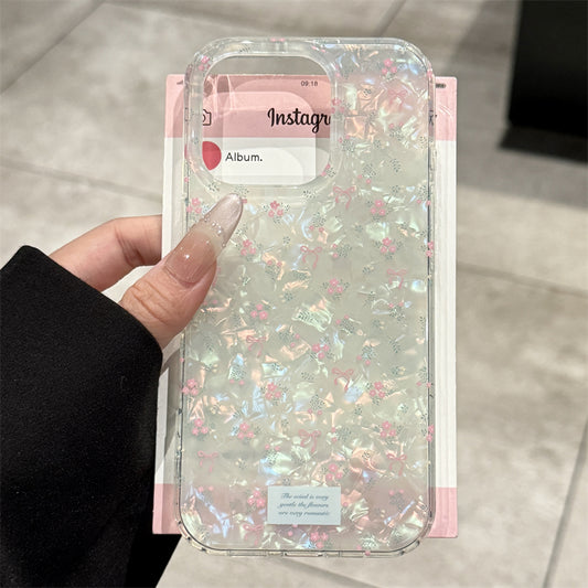Shell pattern, flower, suitable for iPhone 17/16/15/14/13 case