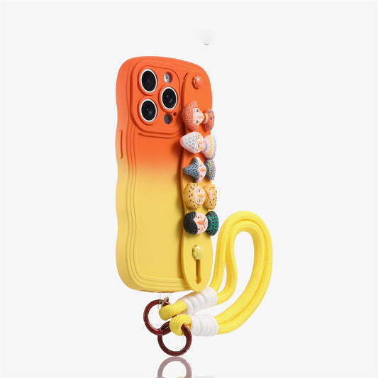 Doll wristband, mobile phone case with lanyard for iphone 17/16/15/14/13 Case