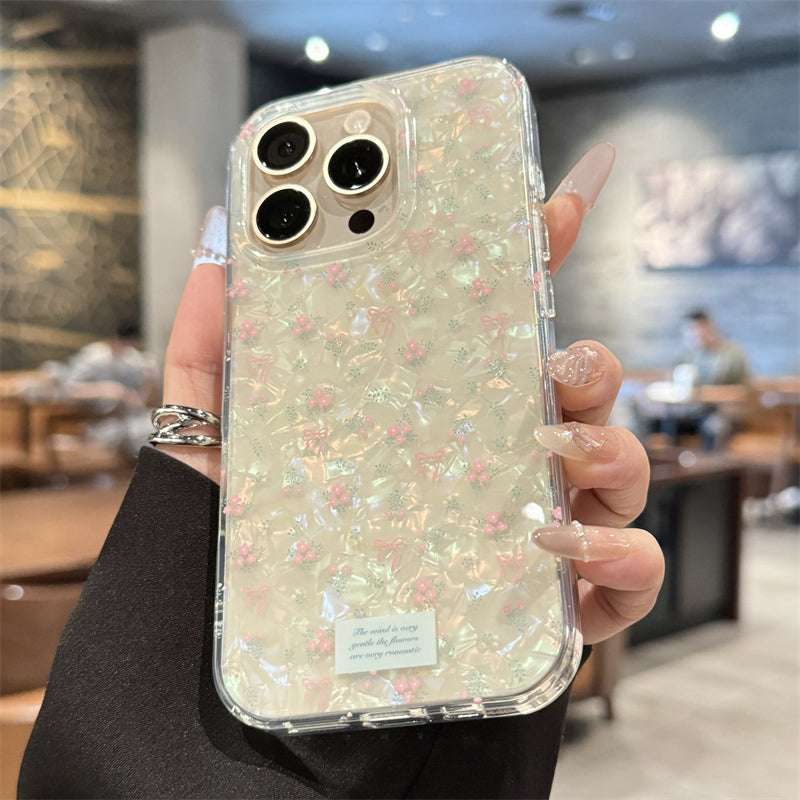 Shell pattern, flower, suitable for iPhone 17/16/15/14/13 case