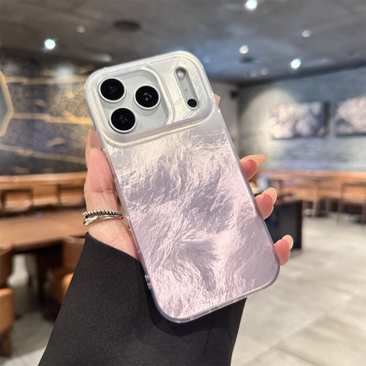 Gradient, tinfoil, wrinkle, suitable for iPhone 17/16/15/14/13 cases
